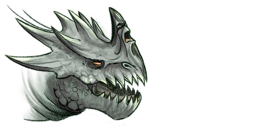 Pieni sarvi, jolla on silmät ja suu, nousee kymmenen sarven joukosta, ja kolme sarvea kiskaistaan irti sen edestä