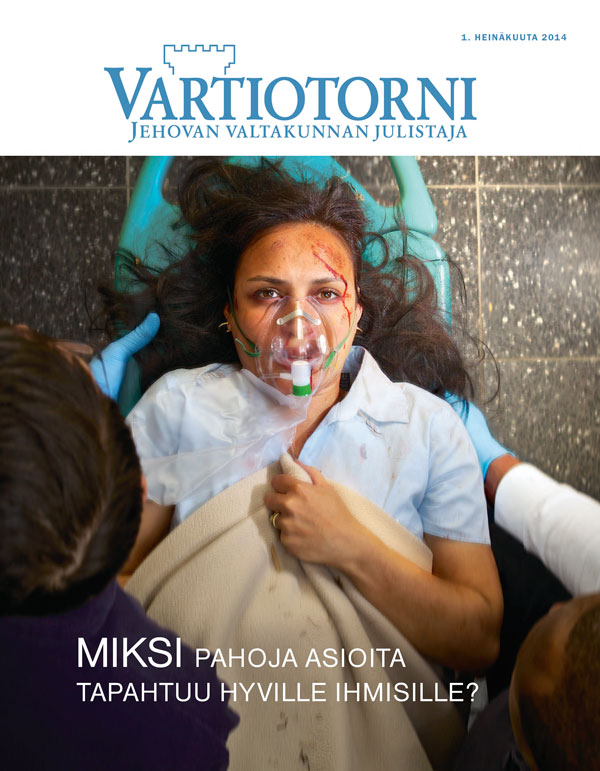 Vartiotornin 7/2014 kansi | Miksi pahoja asioita tapahtuu hyville ihmisille?