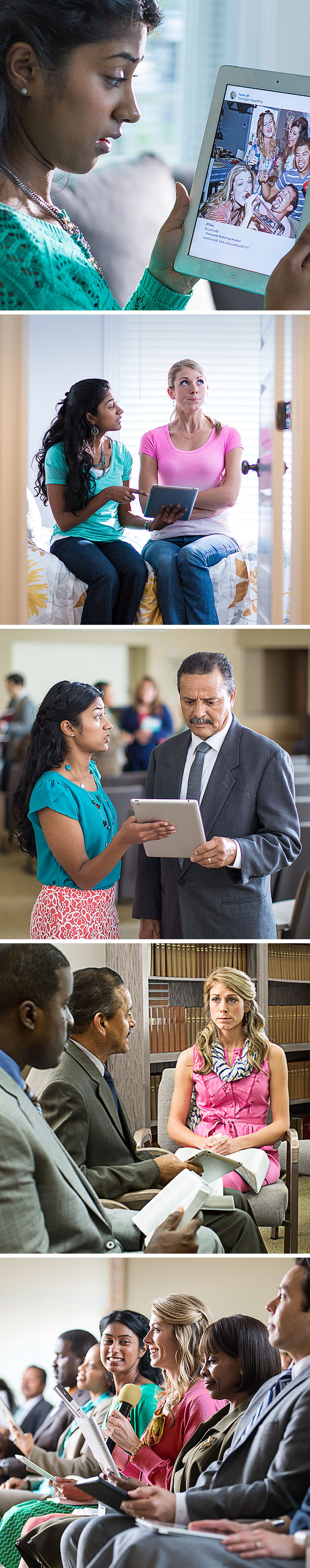 Sisar näkee sosiaalisessa mediassa sopimattomia kuvia toisesta sisaresta ja päättää auttaa häntä