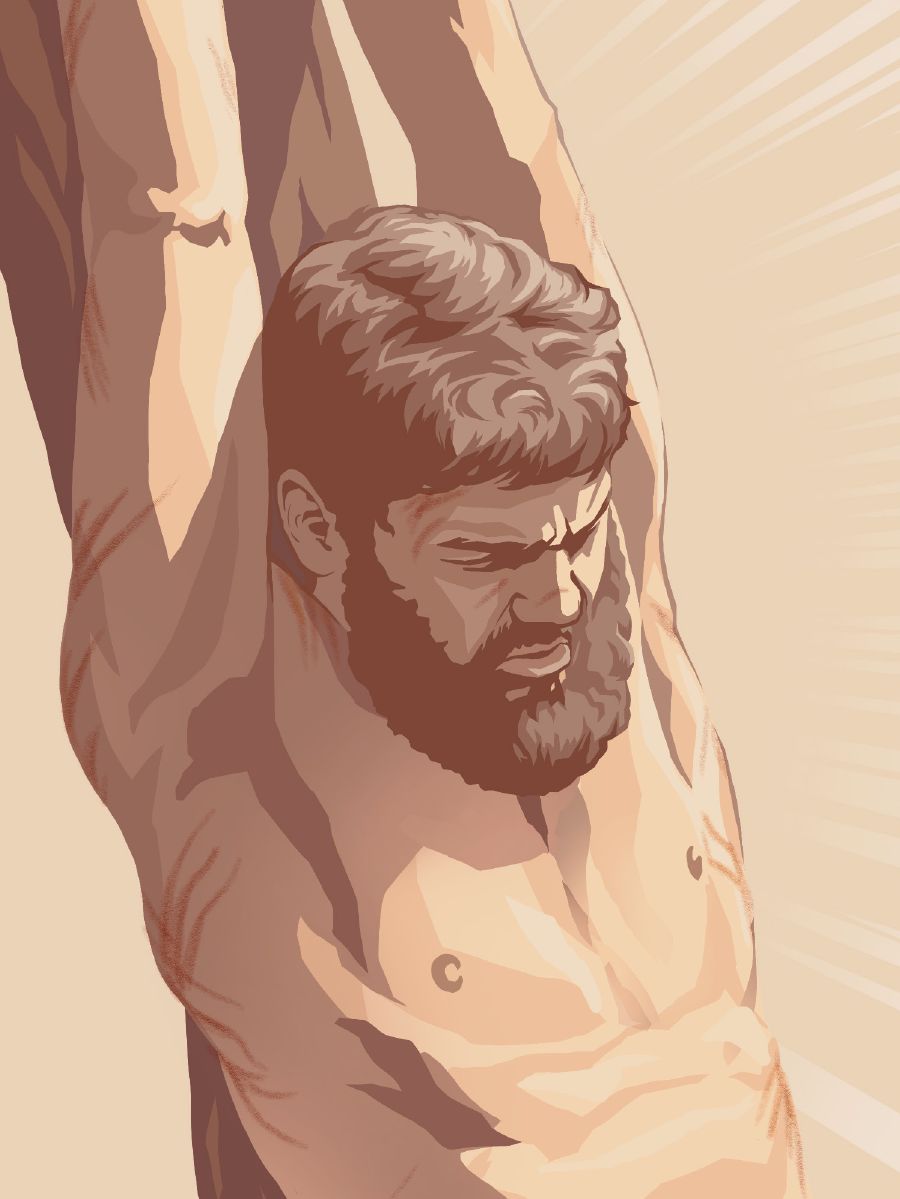 Jeesus kidutuspaalussa