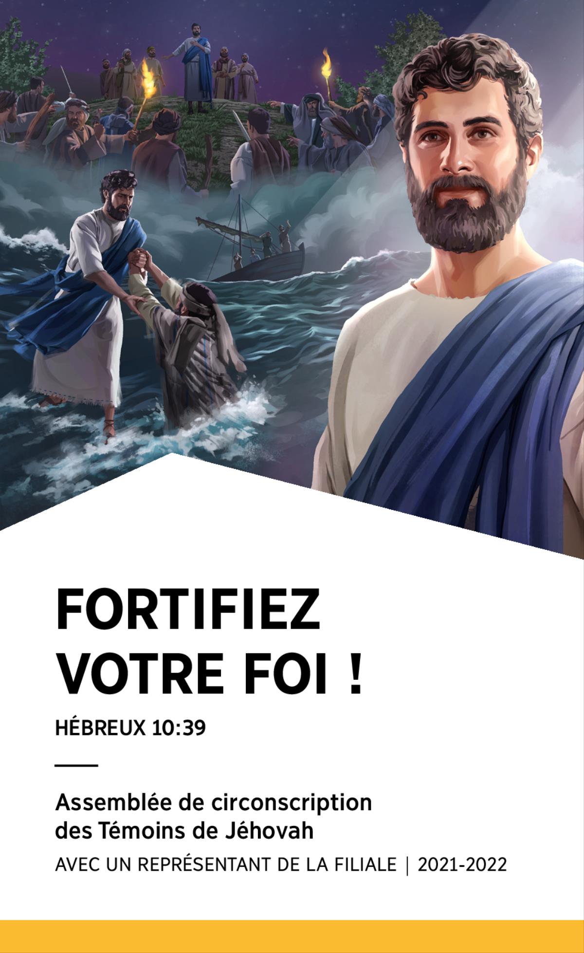 Programme de l’assemblée de circonscription 2021-2022 avec un représentant de la filiale.