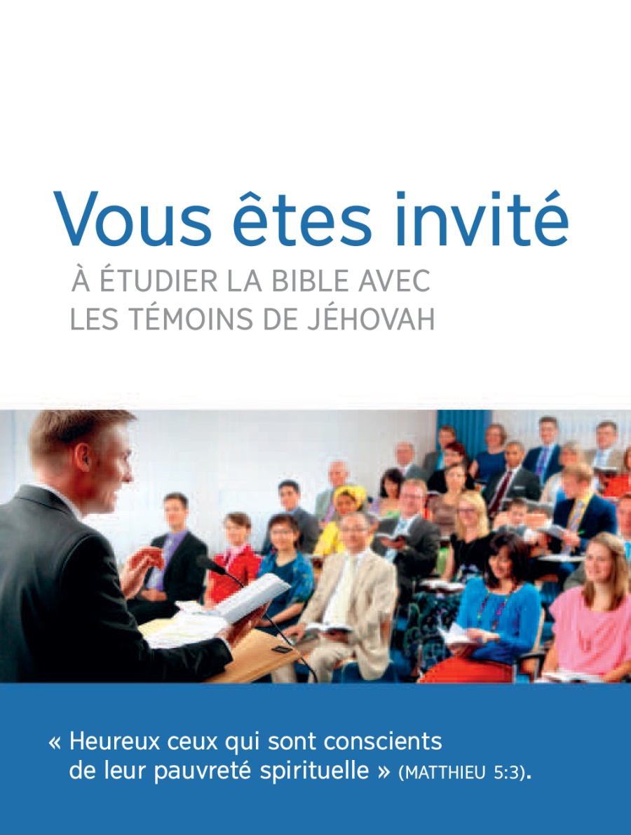 Invitation aux réunions de la congrégation