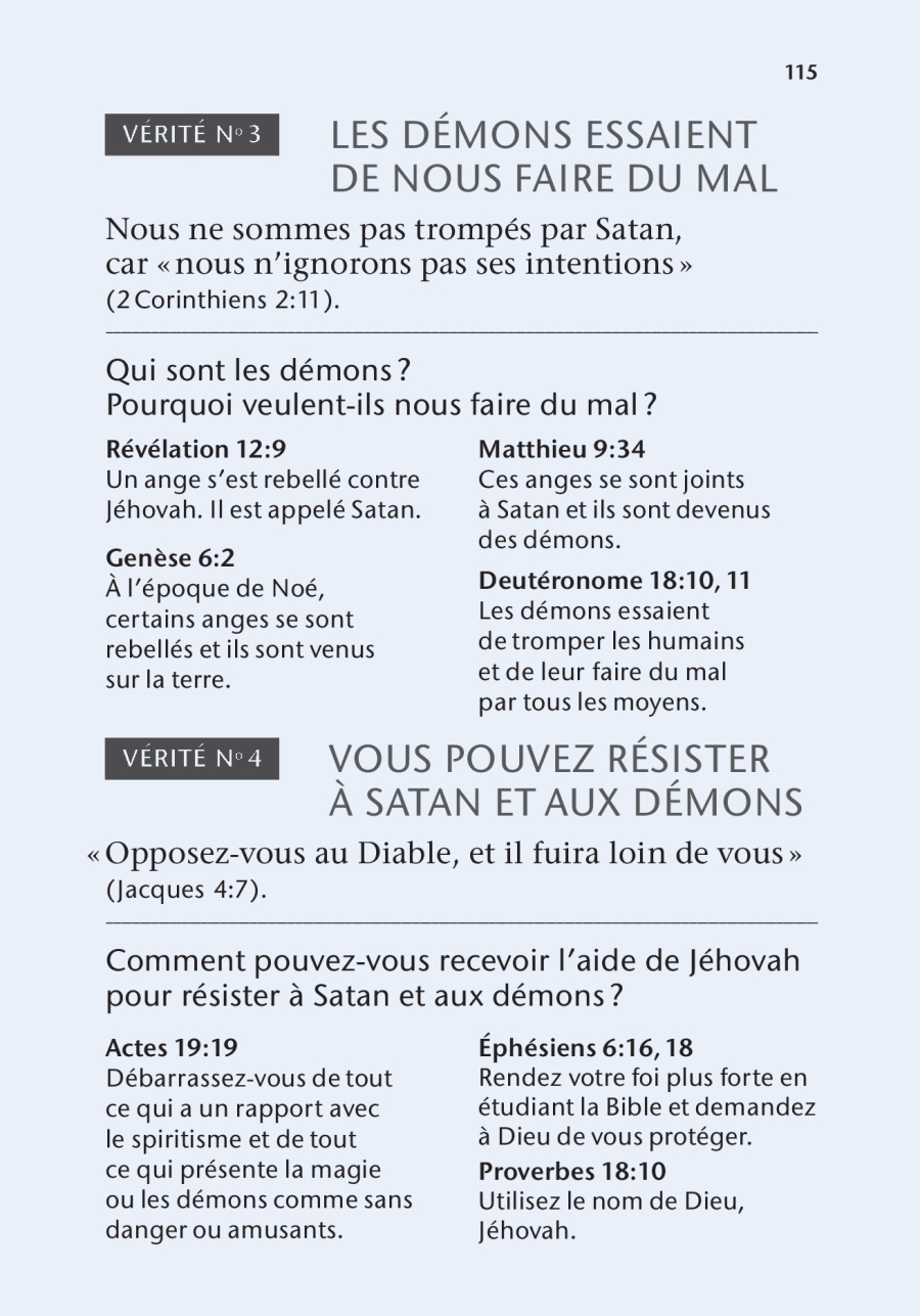 Le résumé d’un des chapitres du livre Enseigne