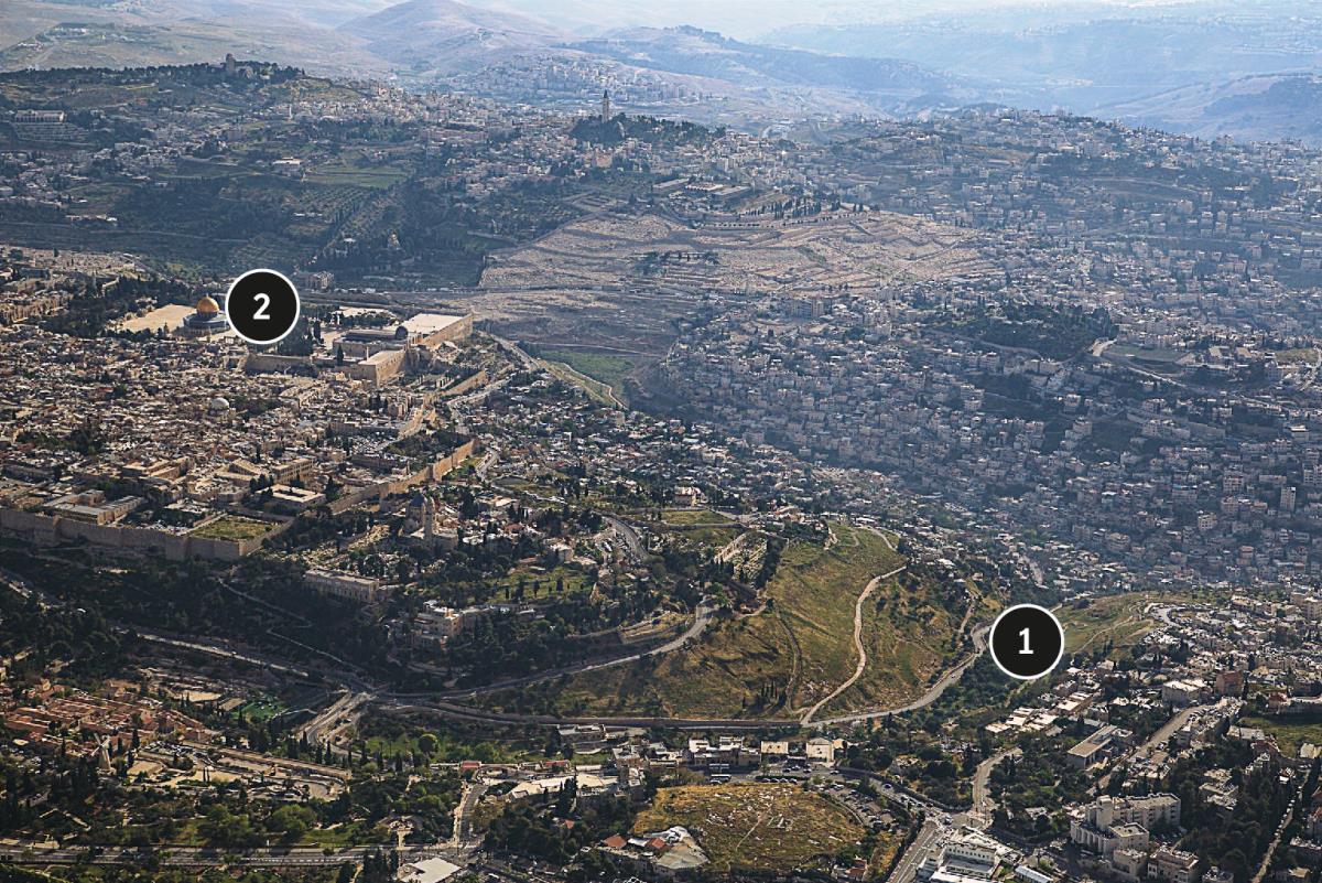 La vallée de Hinnom aujourd’hui