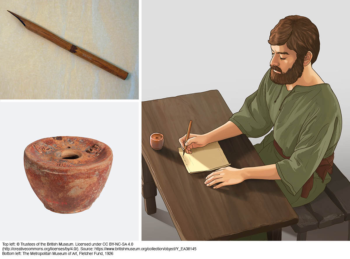 L’écriture des lettres