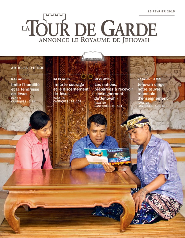 Couverture de La Tour de Garde du 15 février 2015 (étude)
