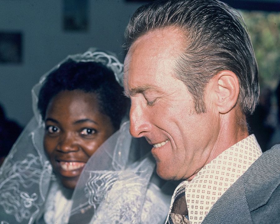Maxim et Happy Danyleyko le jour de leur mariage