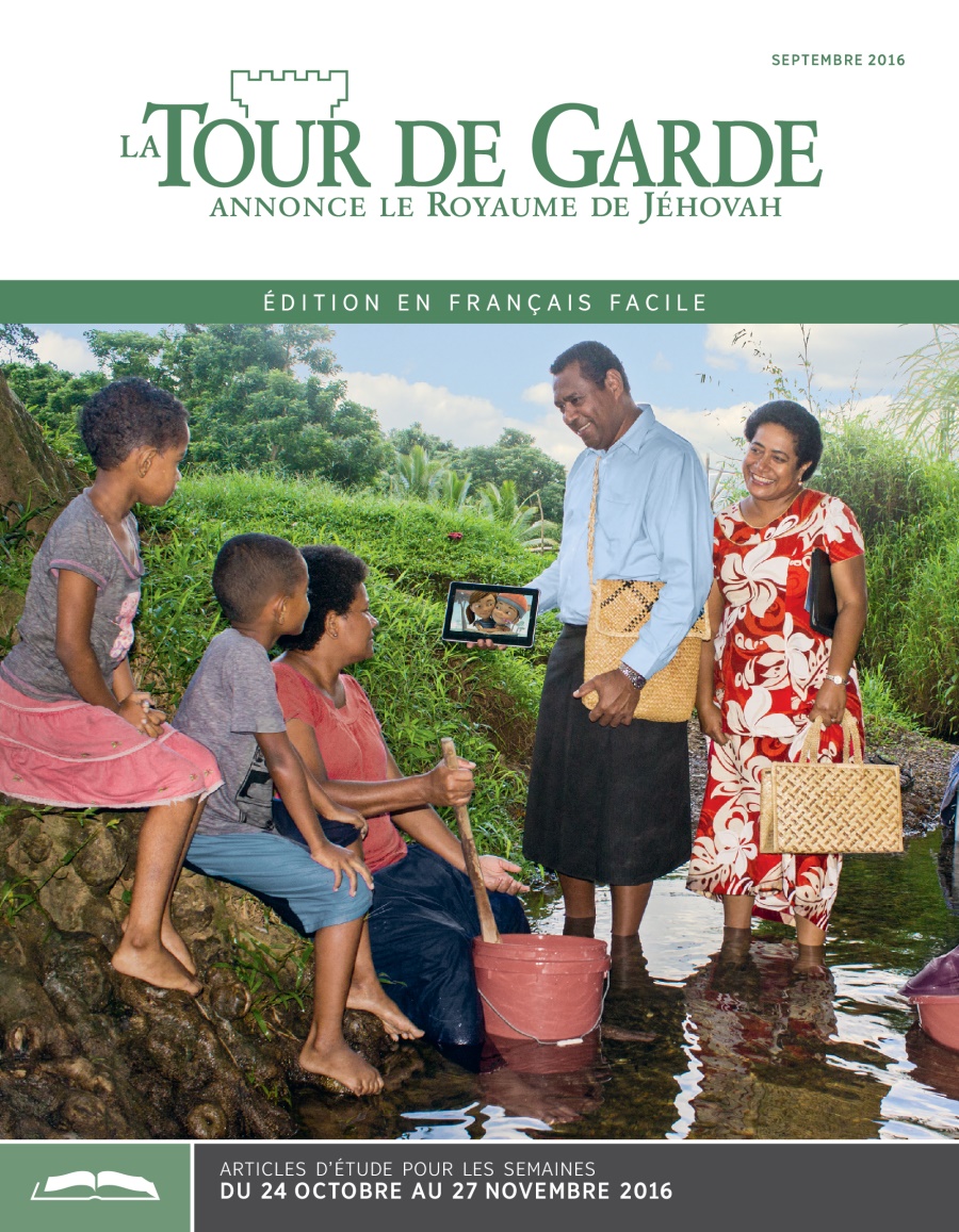 La Tour de Garde, édition en français facile, septembre 2016