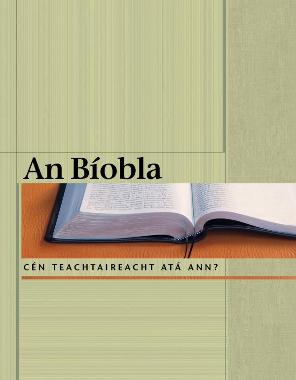 Clúdach den bhróisiúr Teachtaireacht an Bhíobla