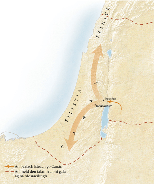 Mapa Chanán[Mapaí ar leathanach 11]