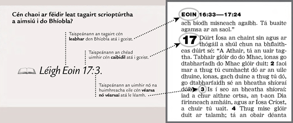 Sampla de thagairt scrioptúrtha