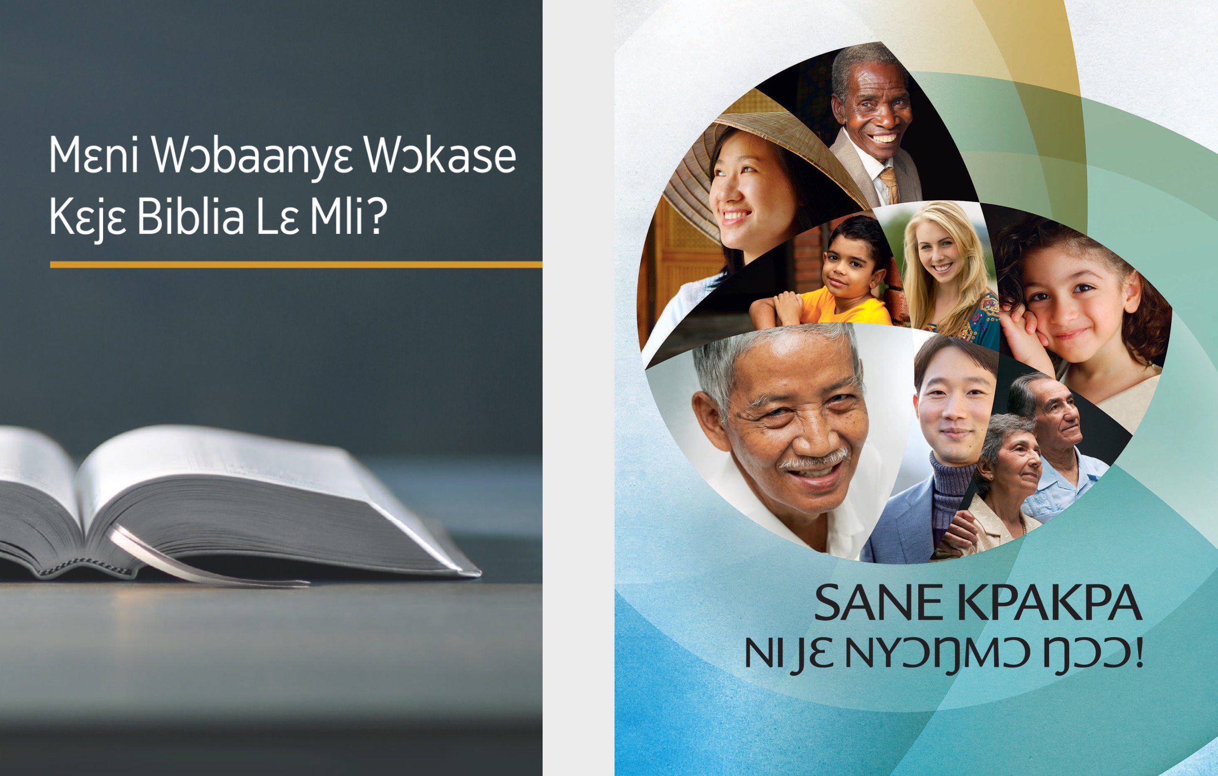 ‘Mɛni Wɔbaanyɛ Wɔkase Kɛjɛ Biblia Lɛ Mli?’ wolo lɛ. ‘Sane Kpakpa Ni Jɛ Nyɔŋmɔ Ŋɔɔ!’ broshuɔ lɛ