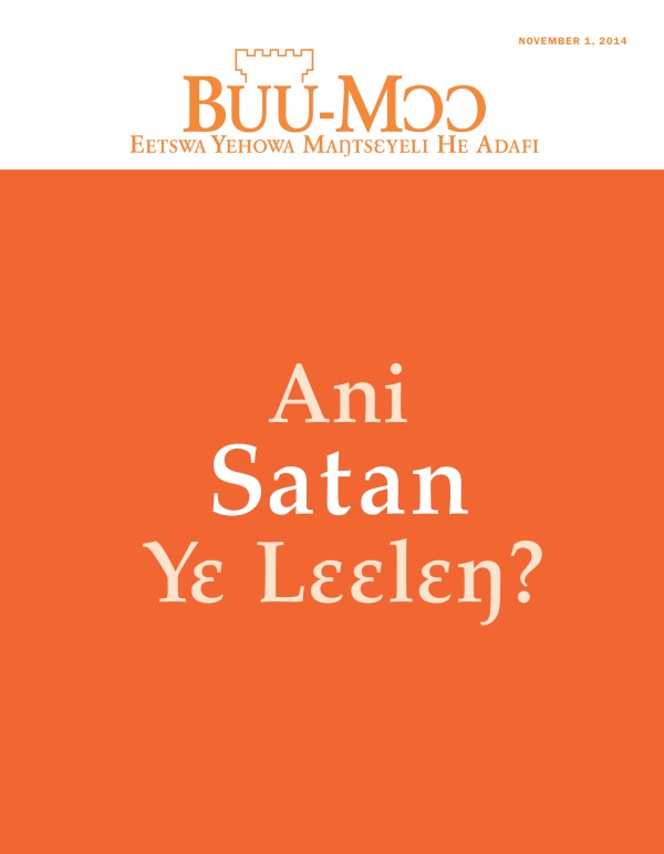 Buu-Mɔɔ, November 2014 | Ani Satan Yɛ Lɛɛlɛŋ?