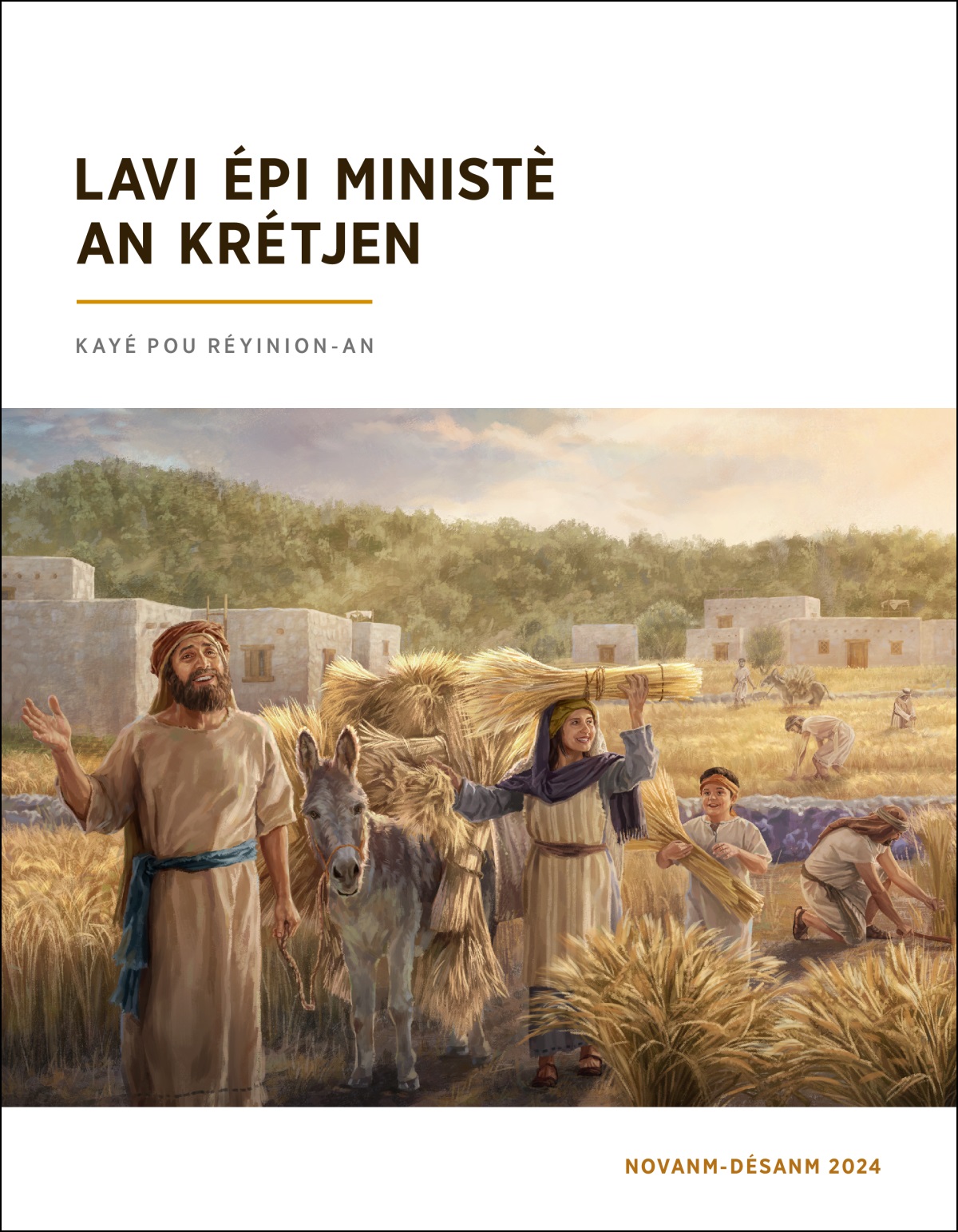 Izrayélit ka rékòlté épi lajwa an gran kantité blé.