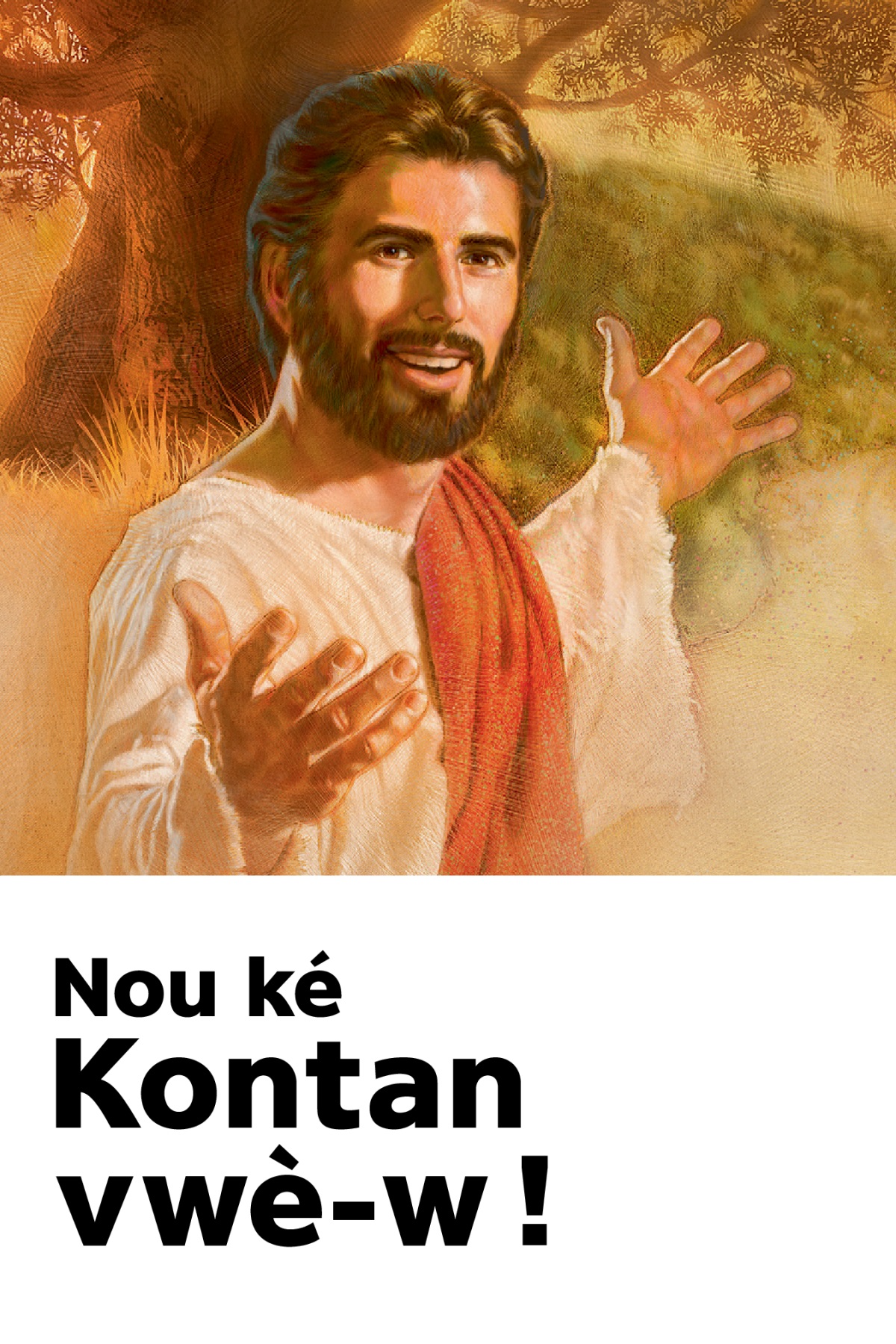 On envitasyon pou Mémoryal a mò a Jézi. Tit a-y sé : « Nou ké kontan vwè-w ! »