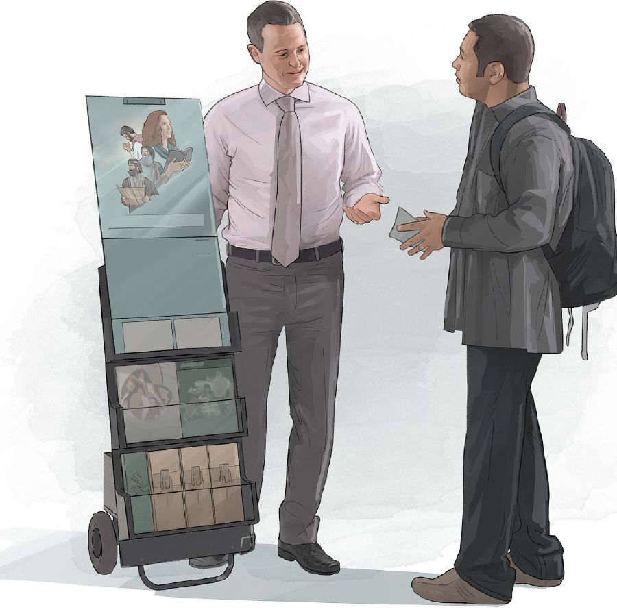 Ana Tia Kakoaua Iehova ae tei i rarikin te kaa n uarongorongo ibukin te botannaomata ao e uarongorongo nakon te mwaane temanna