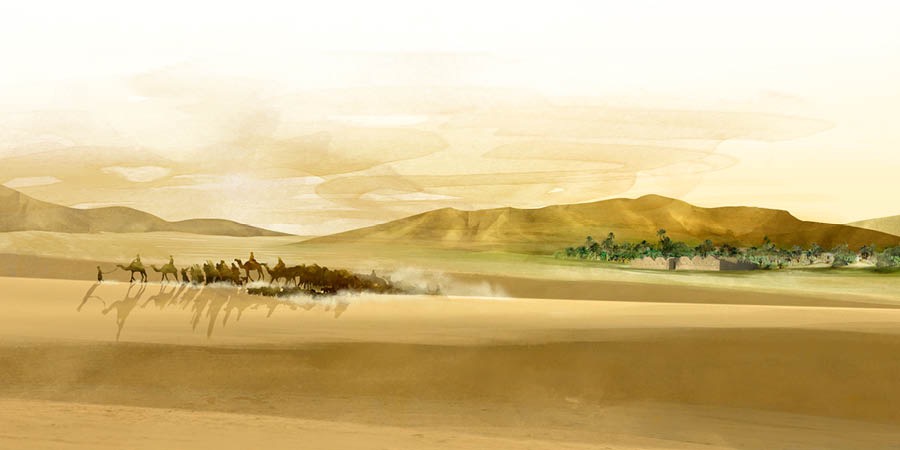 E mwananga rirakin te kaawa teuana i Kanaan Aberaam ma kaaini batana.