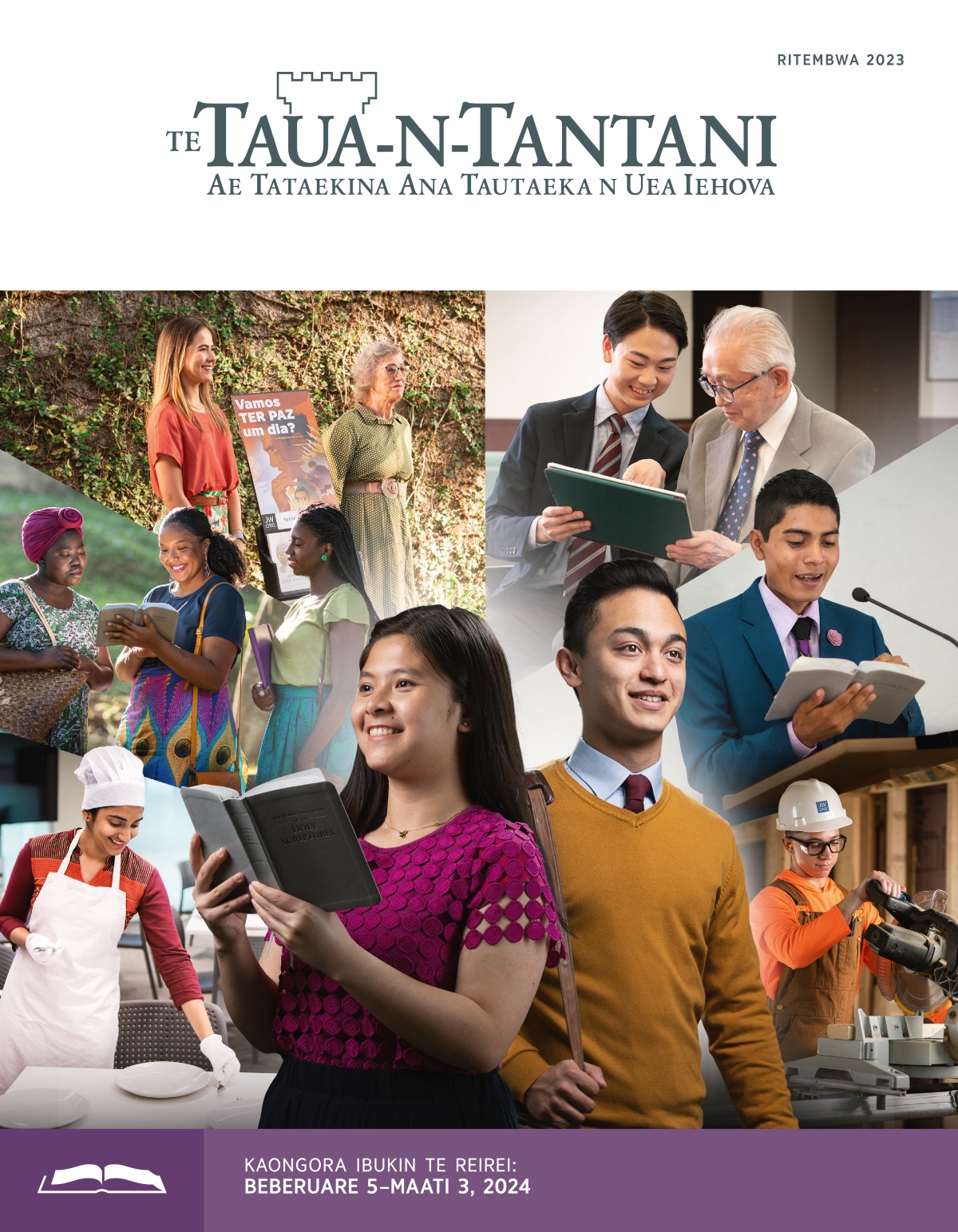 Te tari te aine ao te tari te mwaane aika tabe n rikirake bwa Kristian aika ikawai n te onimaki. Te tari te aine ae kananoa ana iango ngke e tautaua ana Baibara, ao te tari te mwaane ae uataboa te mwakuri ni minita. Taamnei: Taari aine ao mwaane aika ikawai n te onimaki aika uataboa te mwakuri ni minita. 1. Te tari te aine ae katauraoa te taibora n amwarake n te Betaera. 2. Taari aine aika uoman aika wareka te kibu nakon te aine temanna n tain aia mwakuri ni minita. 3. Te tari te aine ae uarongorongo n te kaa ni boki ma te tari te aine ae e a kara. 4. Te tari te mwaane ae buoka te tari ae e a kara ma ana tablet. 5. Te tari te mwaane ae tei mai moa ao e wareka te Baibara n tain te taromauri n te ekaretia. 6. Te tari te mwaane ae kabongana te tao n te mwakuri ni kateitei.