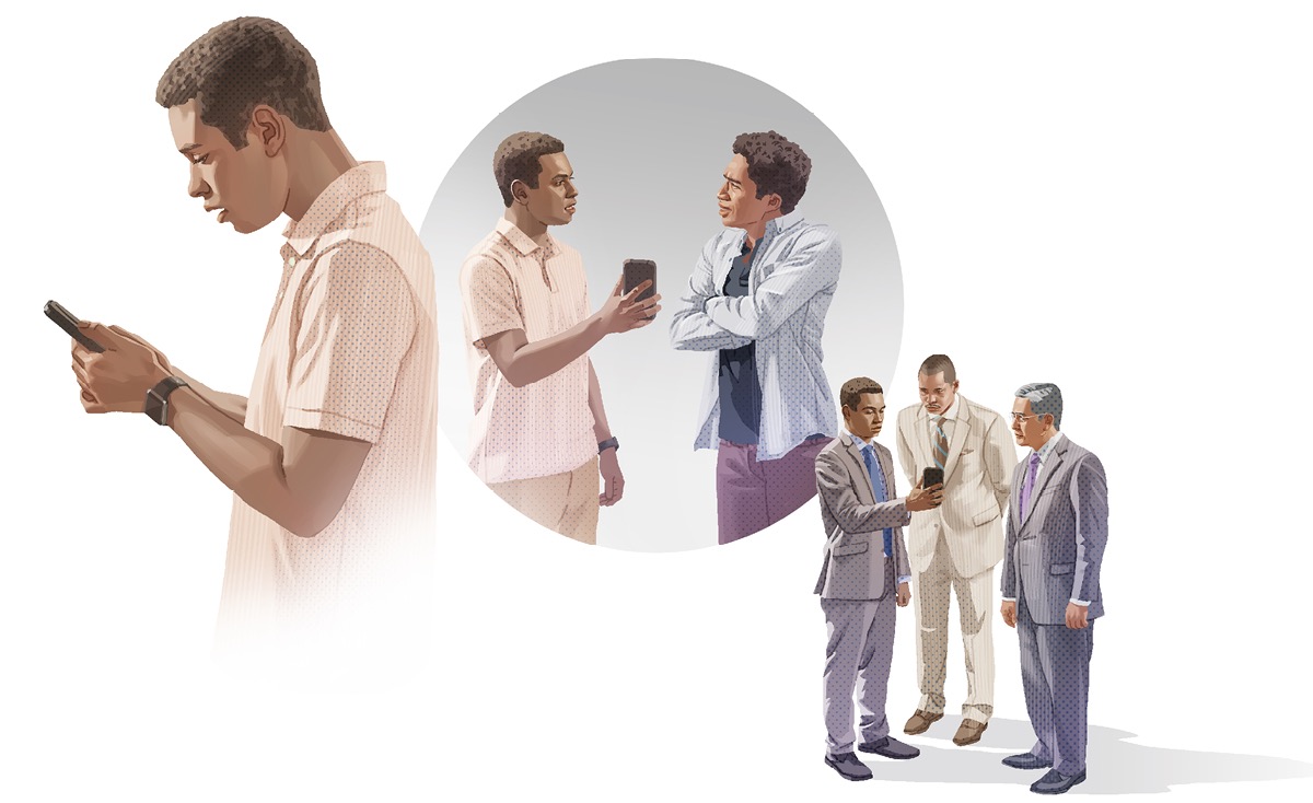 Sangata dovorlole fottu: Eka bhavan kitem tori vaitt kelam ani ek bhav taka modot korta. 1. Tannem fonar kitem tori pollailam dekhun to nirax zala. 2. To bhav tem dusrea bhavak dakhoita, punn to taka nakarta. 3. To bhav tem vhoddilank dakhoita ani tanchea lagim uloita.