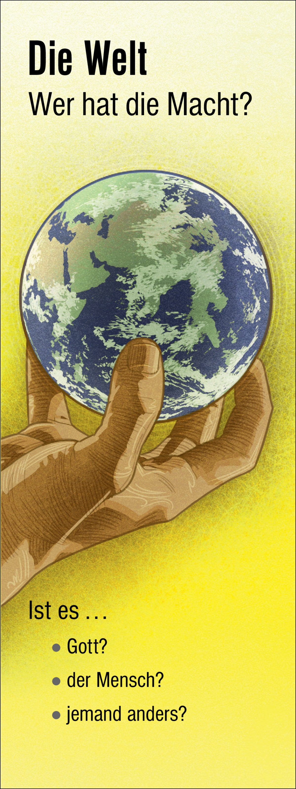 Das Traktat „Die Welt: Wer hat die Macht?“