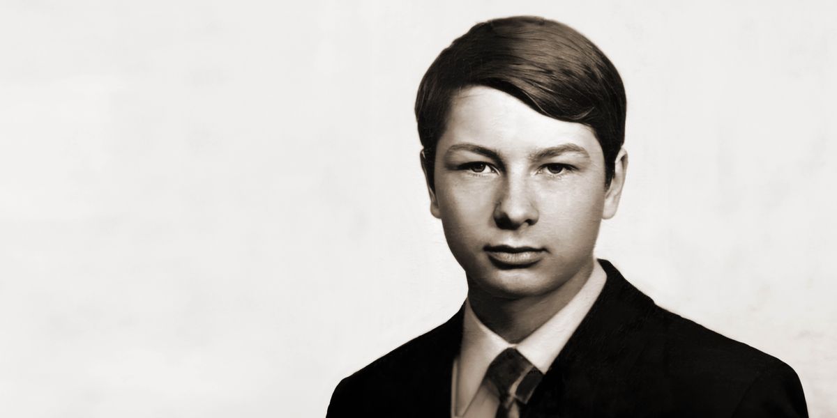 Erkki Mäkelä cuando era un adolescente.