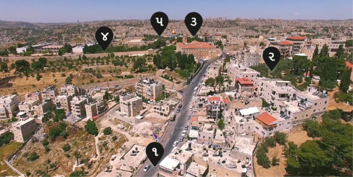 બેથાનીથી યરૂશાલેમ જવા ઈસુ કદાચ આ રસ્તે ગયા હતા