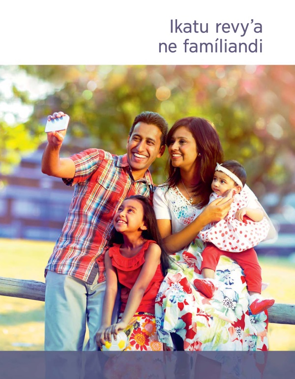 Ikatu revyʼa ne famíliandi. Folléto ape