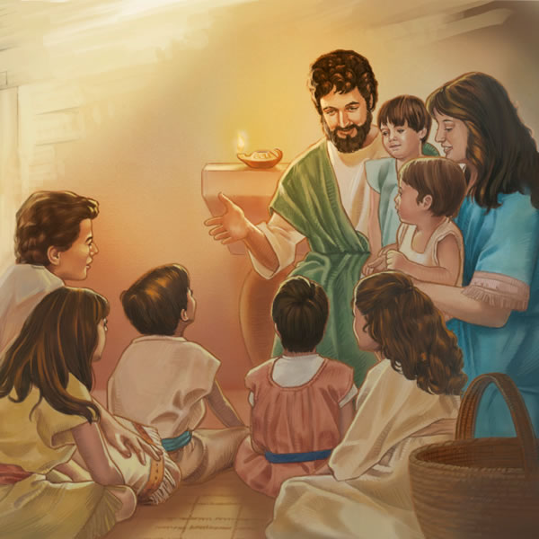 José ha María omboʼe ifamiliakuérape ohayhu hag̃ua Jehovápe