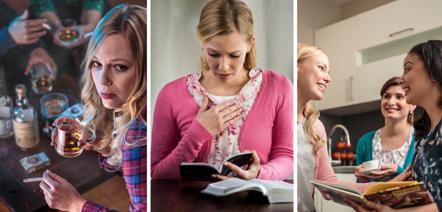 Peteĩ kuñataĩme omolesta ikonsiénsia oho rupi peteĩ fiéstape, upéi oaprende la Biblia omboʼéva ha ovyʼa ojeheʼávo umi ermánore