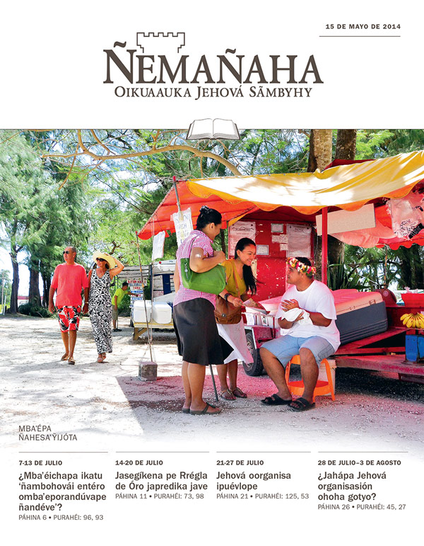 Ñemañaha ojestudiáva ape, 15 de mayo de 2014