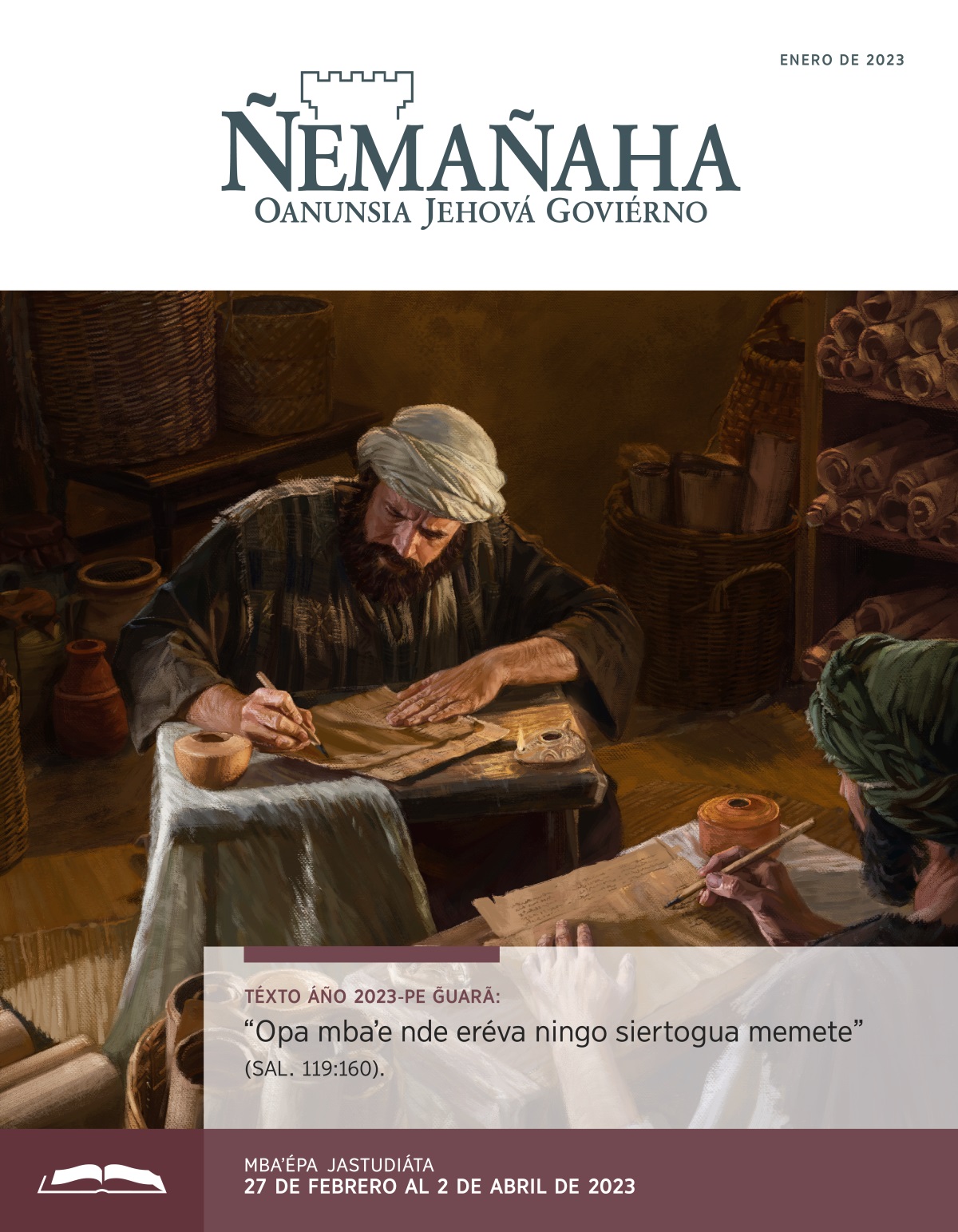 Ñemañaha ojestudiáva, enero de 2023.