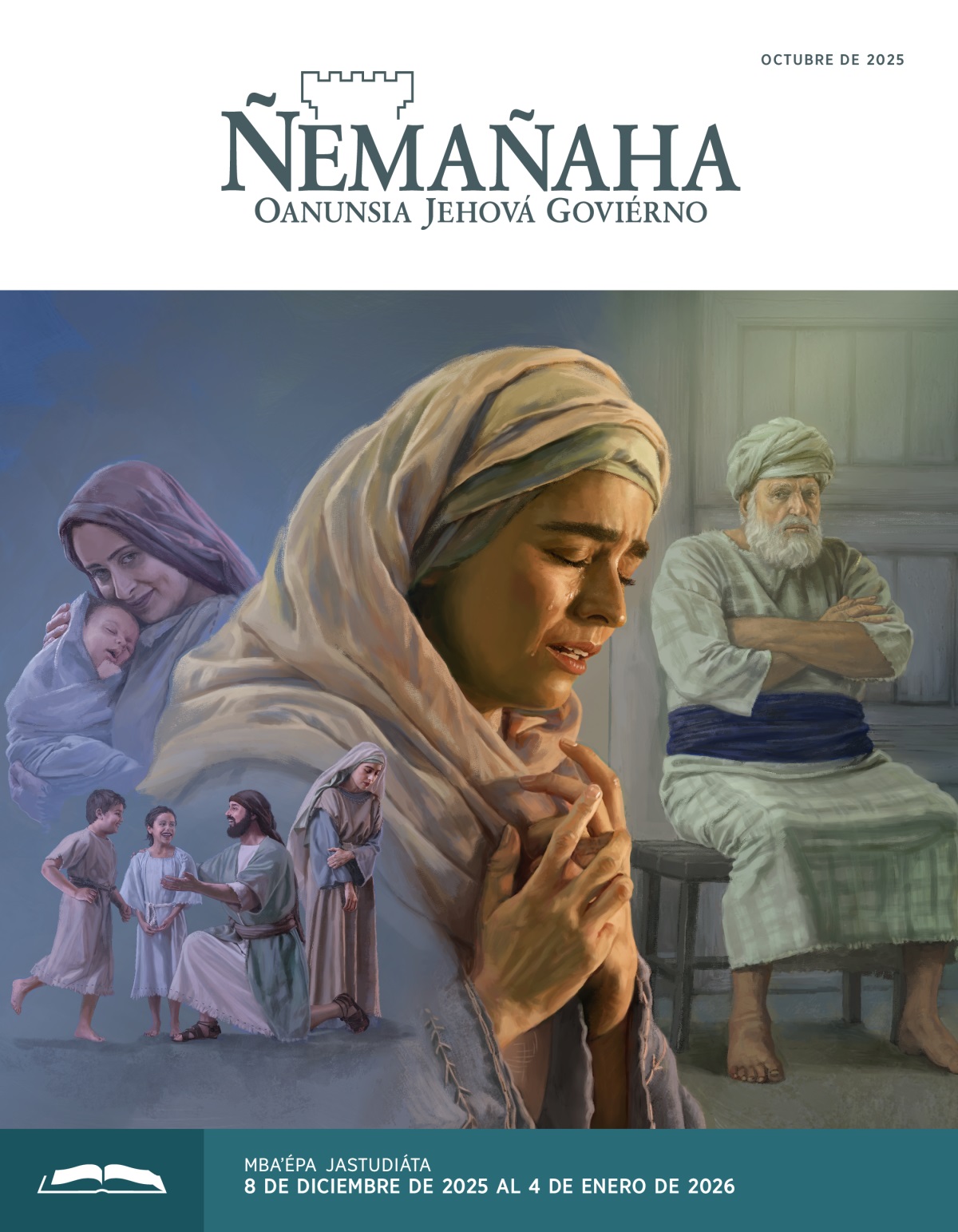 Taʼanga: 1. Ana oñembyasy ha omañánte ótro ládo Elcaná ohuga aja mokõi ifamíliandi. 2. Peniná opukavy ha oreko ijyva ári ibebeʼi onase ramóvape. 3. Ana hasẽ ha oñemboʼe ipyʼaite guive. 4. Pe súmo saserdóte Elí oguapy ha omaña Ánare.