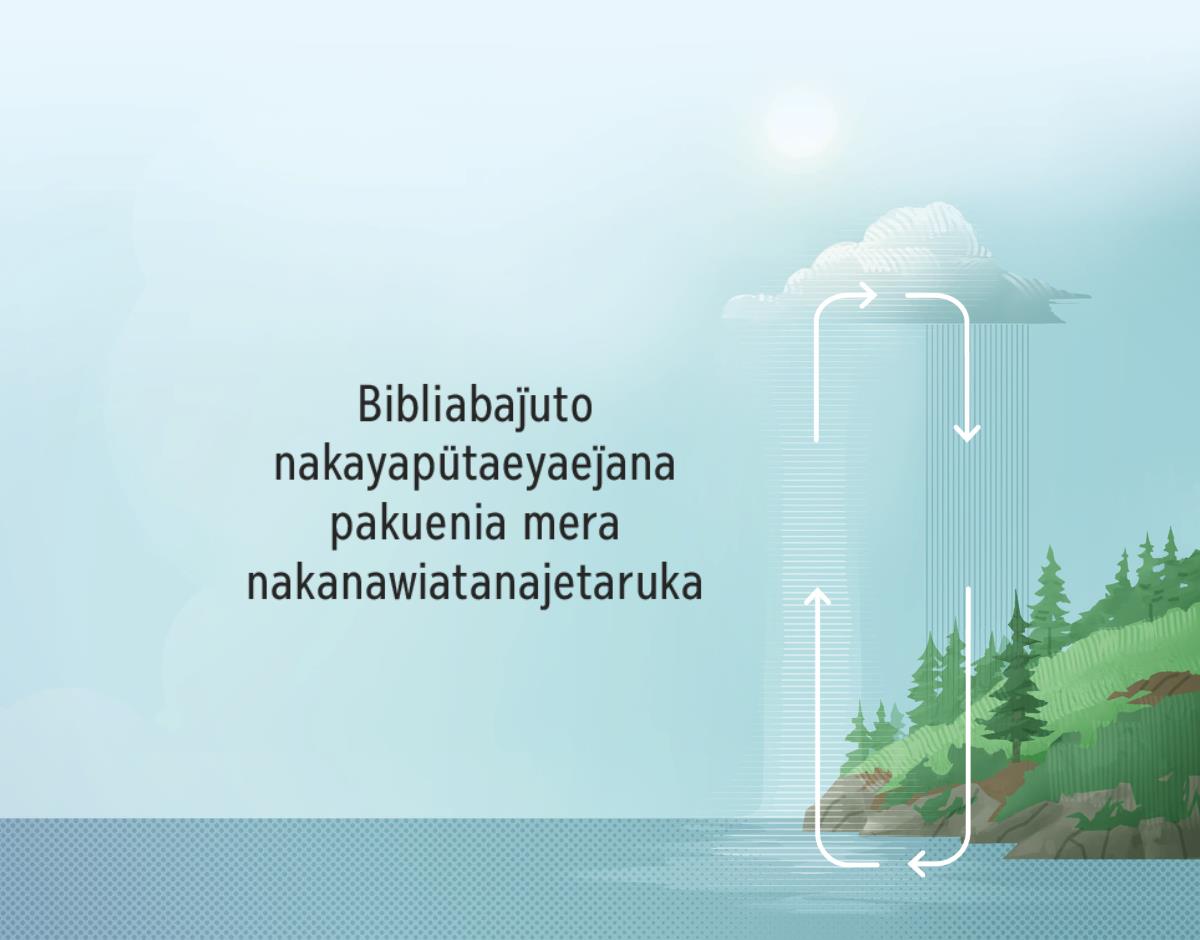 Bibliabaj̈uto nakayapütaeyaej̈ana pakuenia mera nakanawiatanajetaruka. J̈uatabonü napünayoroba bereloj-kuene petsaweno, pekujuanenia yajawa; nakatsitajüta pakuenia mera bajunarukaya atjübüabetsia, bajaraj̈uakujinae baema.
