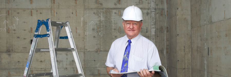 Peter Johnson working on a theocratic building project