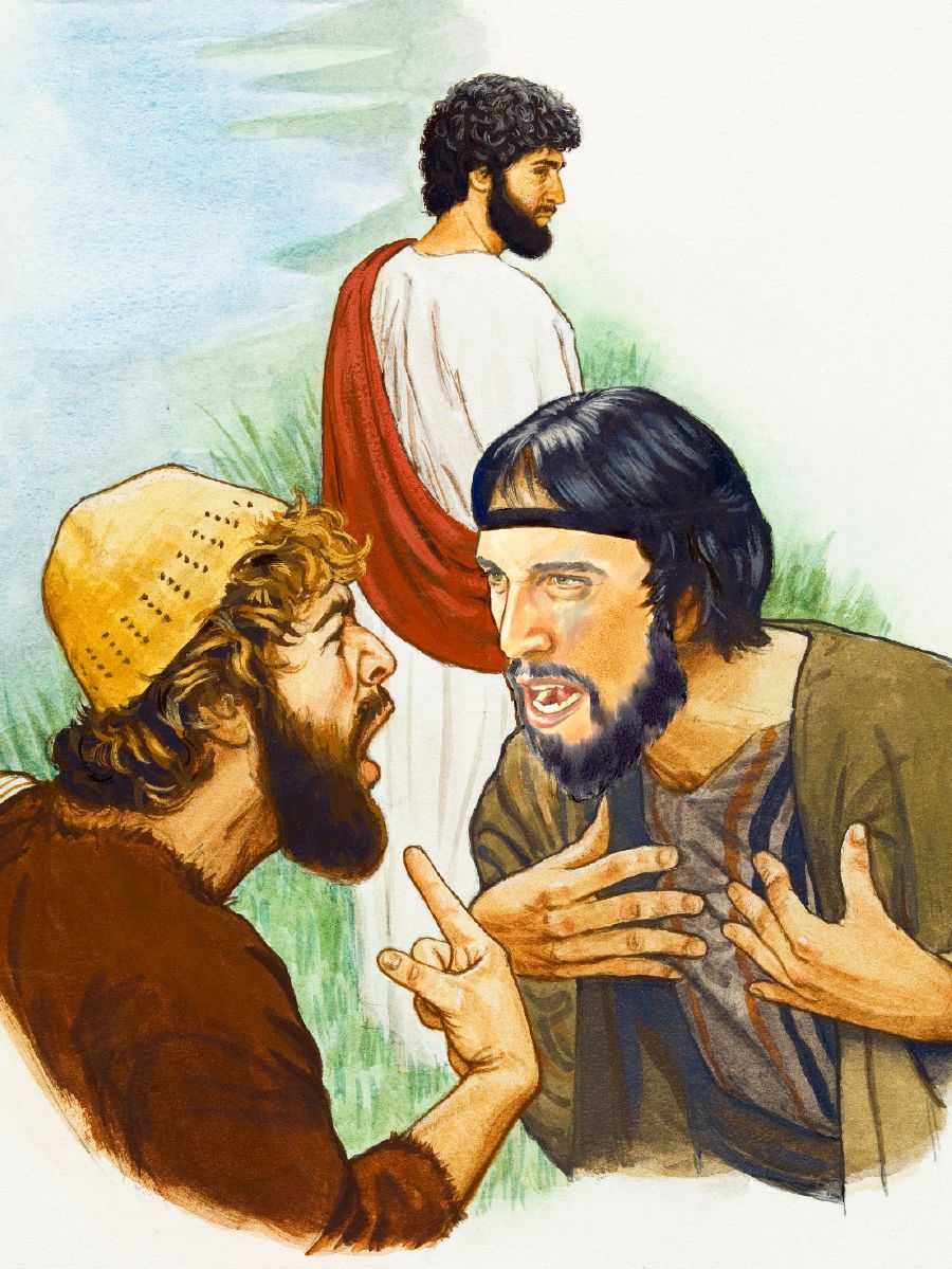 Yesu ya ga yadda almajiransa biyu suke gardama