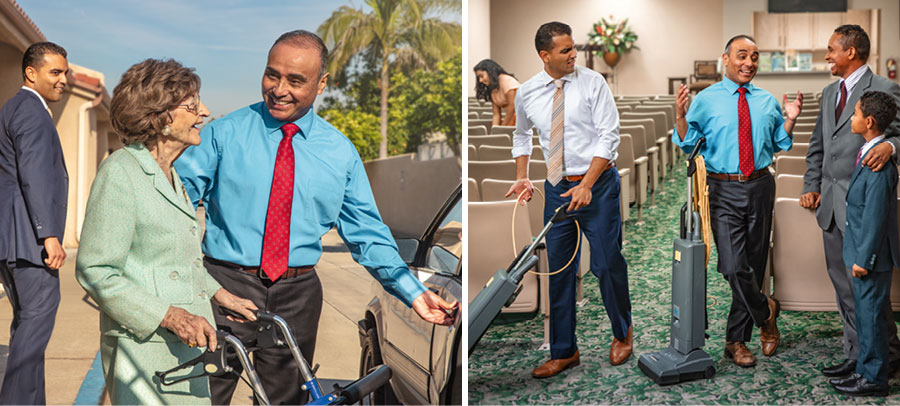 במהלך ניקיון אולם המלכות,‏ אח מתרגז מכך שאח אחר מפסיק לנקות ומשוחח עם אחד האחים ובנו.‏ בהמשך הוא שם לב שאותו אח עוזר לאחות מבוגרת