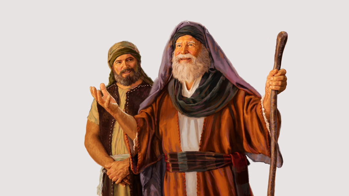 יהושע מקשיב בכבוד למשה.‏