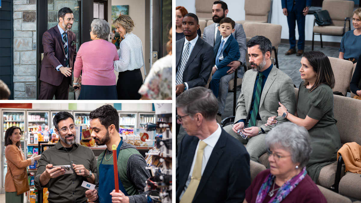 סדרת תמונות:‏ אח מאבד זכויות בקהילה אך הוא ממשיך לשרת אחרים בנאמנות.‏ הסצנות חוזרות על עצמן בהמשך.‏