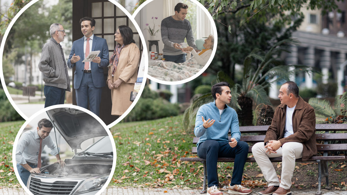 מאוחר יותר זקן הקהילה נפגש עם האח הצעיר בפארק.‏ האח הצעיר מסביר מה קרה במהלך היום:‏ הוא עזר לאחות מבוגרת,‏ יצא לשירות והרכב שלו התקלקל.‏