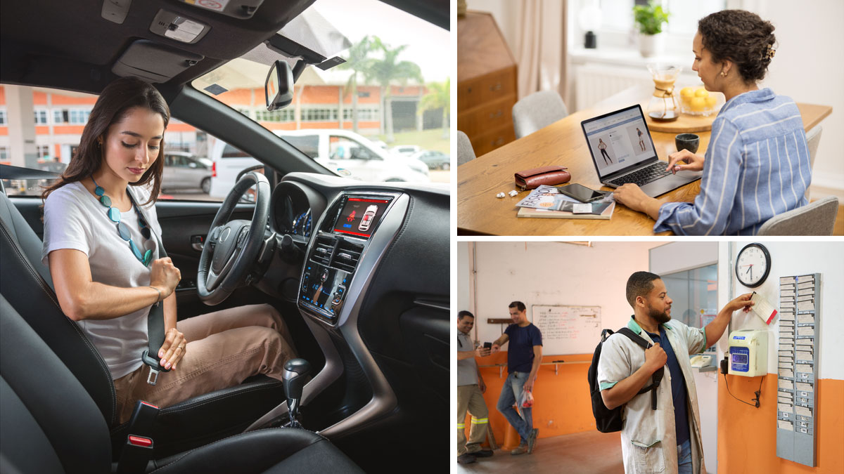 סדרת תמונות:‏ שלושה תחומים שבהם נוכל להראות שאנו נאמנים בדברים שנראים קטנים.‏ התמונות האלה חוזרות על עצמן בהמשך.‏