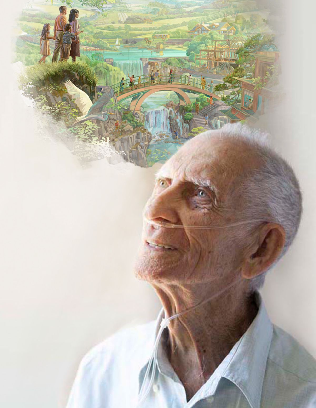 Ib tug kwvtij uas tso cua oxintsee tabtom xav txog lub qab ntuj tshiab