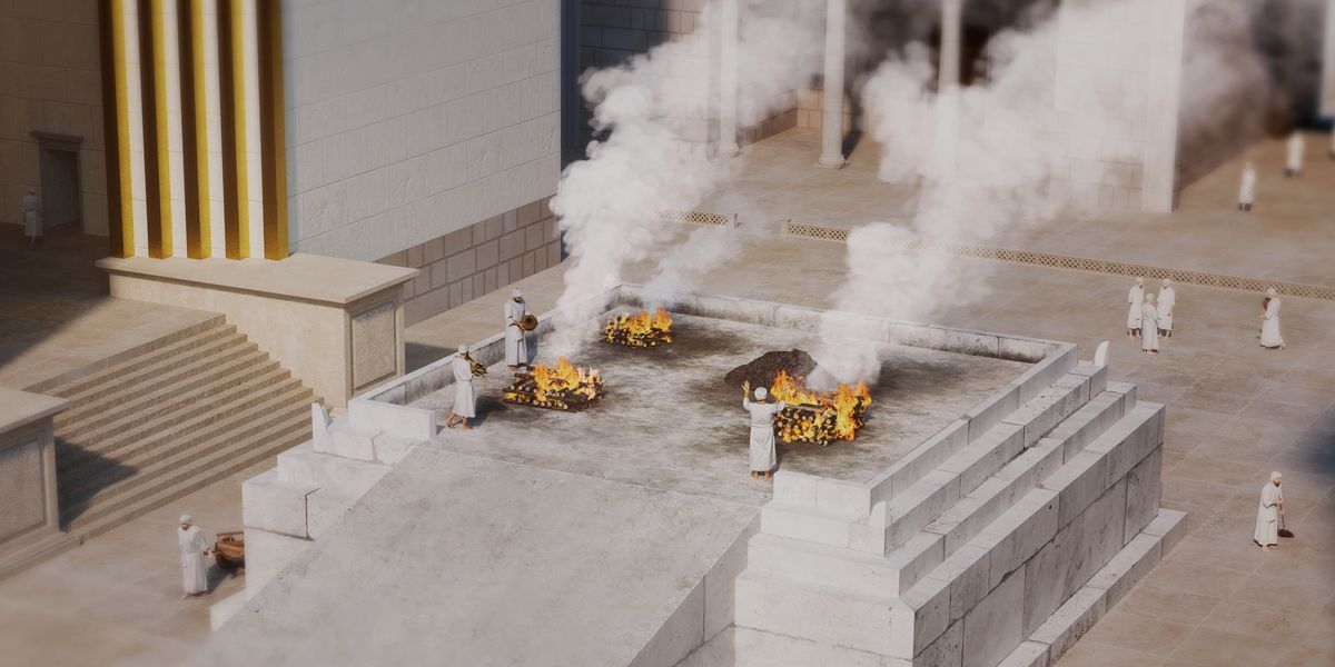 Cov pov thawj muab tsiaj tua fij ntawm lub thaj.