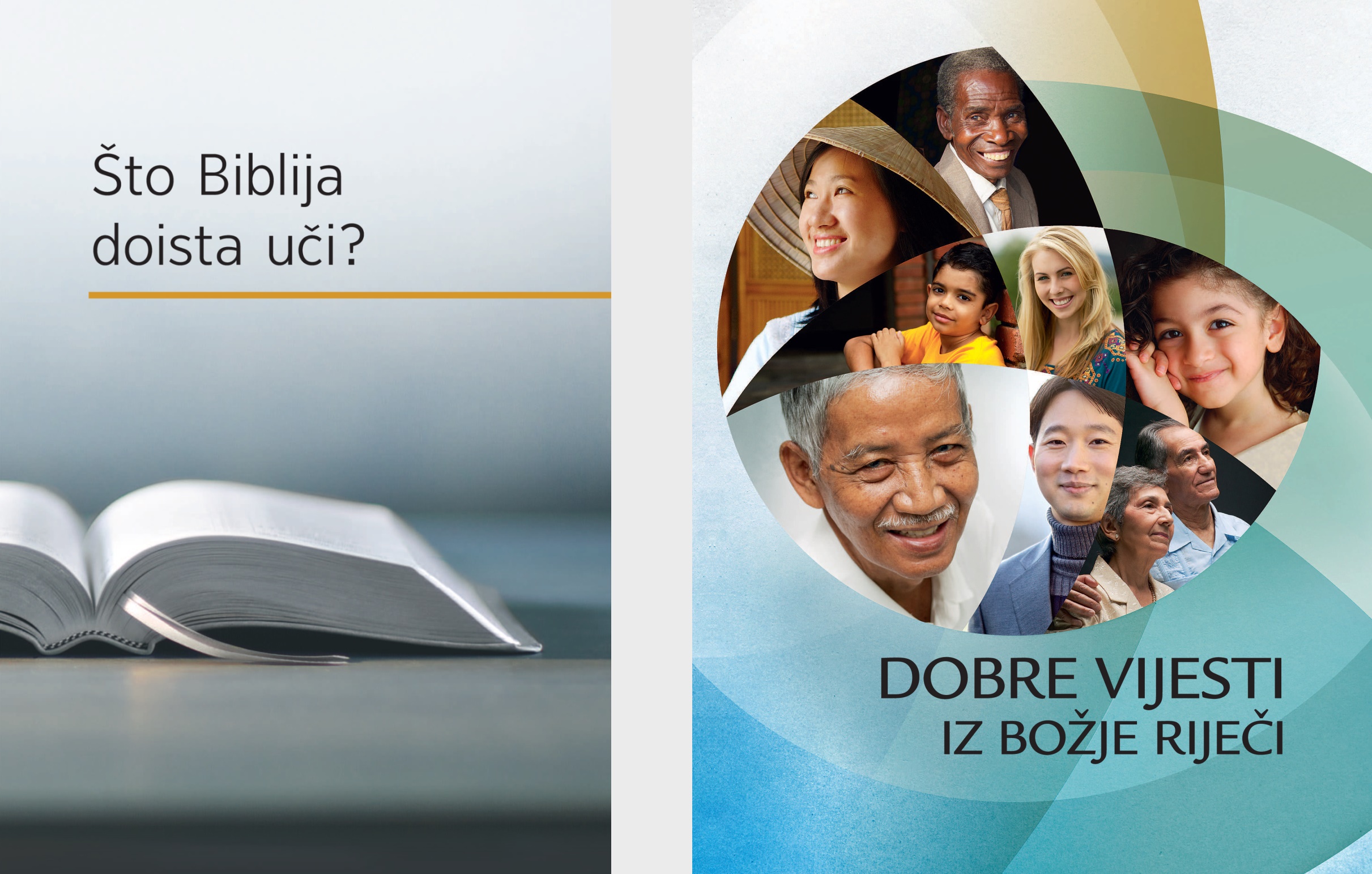 Knjiga “Što Biblija doista uči?” i brošura “Dobre vijesti iz Božje Riječi”