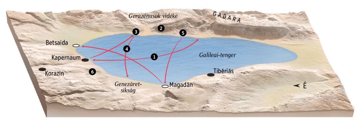Jézus szolgálata a Galileai-tengernél