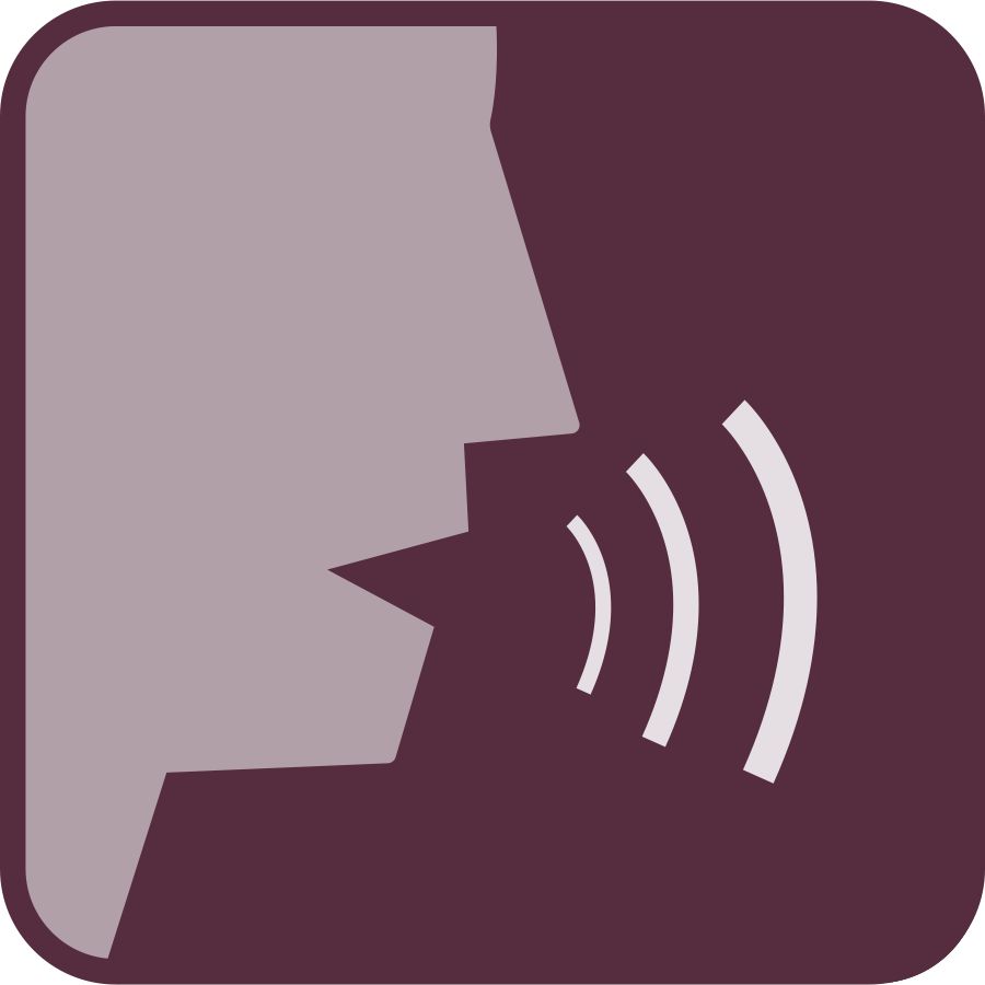 Մի մարդ խոսում է