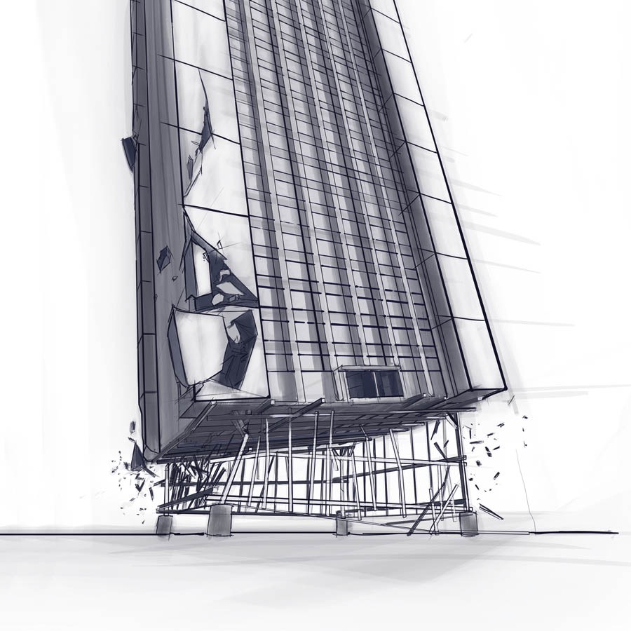 Երկնաքերը փուլ է գալիս խախուտ հիմքի պատճառով