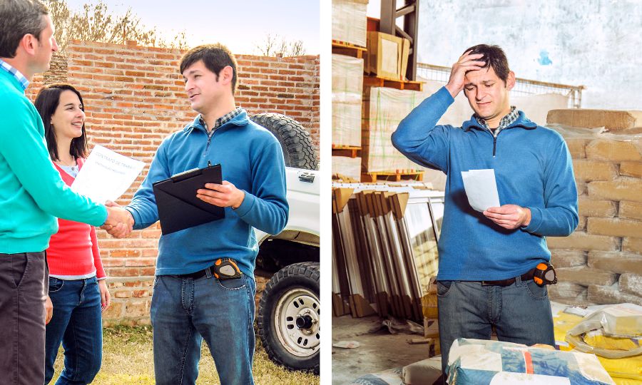 Տղամարդը գործարքային պայմանագիր է կնքում մի զույգի հետ և հետո հասկանում, որ դժվար կլինի անել այն