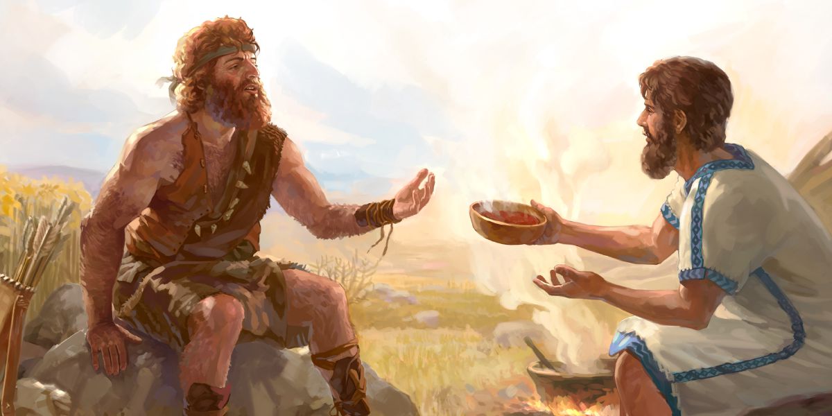 Հակոբը գնում է Եսավի առաջնեկության իրավունքը