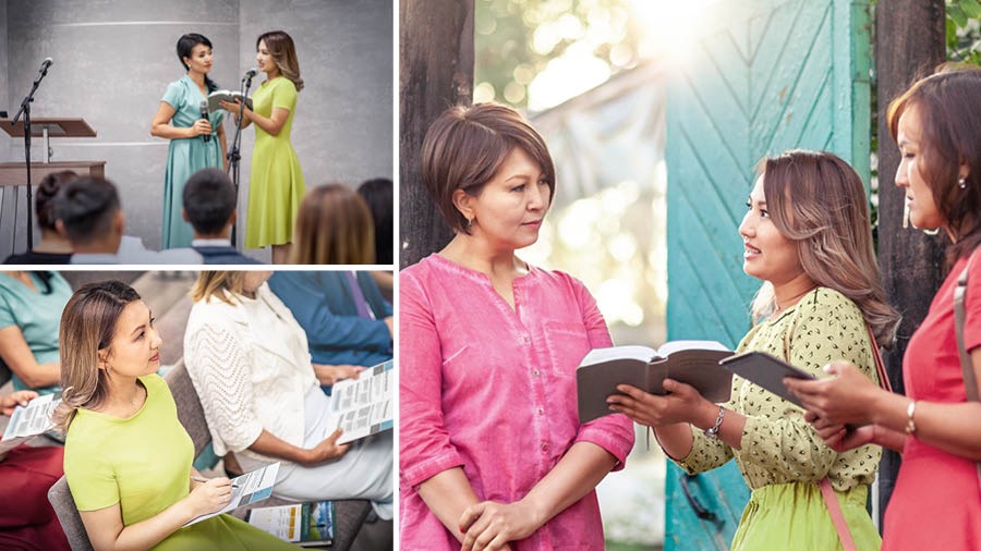 Քույրը հանդես է գալիս ուսումնական առաջադրանքով, նշումներ է անում «Հմտացիր» գրքույկի իր օրինակում և սովորածը կիրառում է ծառայության մեջ