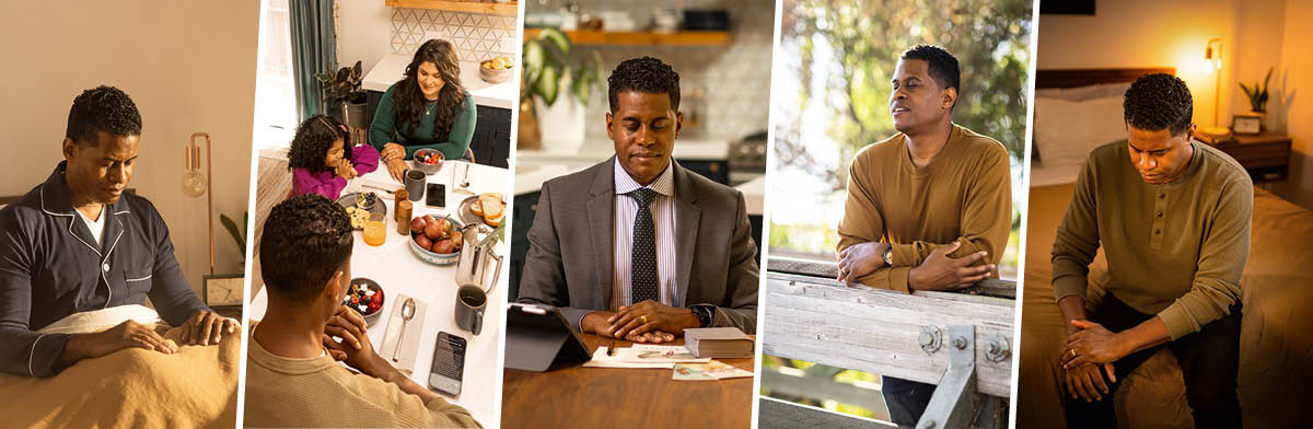 Եղբայրը օրվա մեջ տարբեր ժամերի աղոթում է։ Դրվագ 1. Նախքան անկողնուց վեր կենալը։ Դրվագ 2. Նախքան ընտանիքով ճաշելը։ Դրվագ 3. Նախքան տեսակապով քարոզչական ծառայությանը մասնակցելը։ Դրվագ 4. Բացօթյա տարածքում՝ հանգիստ պայմաններում։ Դրվագ 5. Քնելուց առաջ։